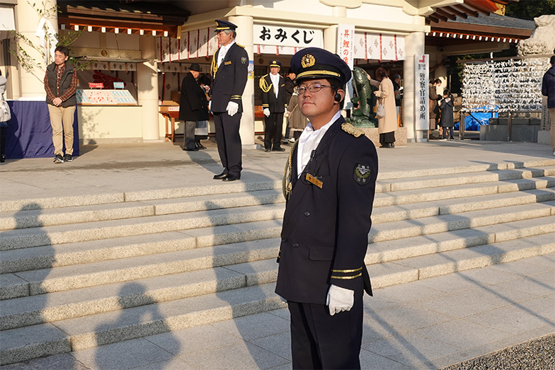 上田 益也 交通誘導スタッフ 株式会社日警セフティ